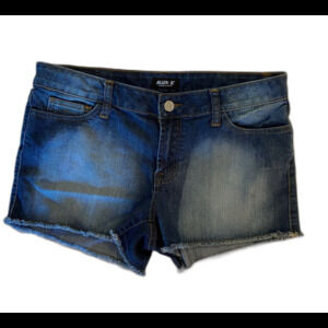 Allen B WomansShort Shorts Size 12 Distressed Daisy Dukes  w/fringed Edge